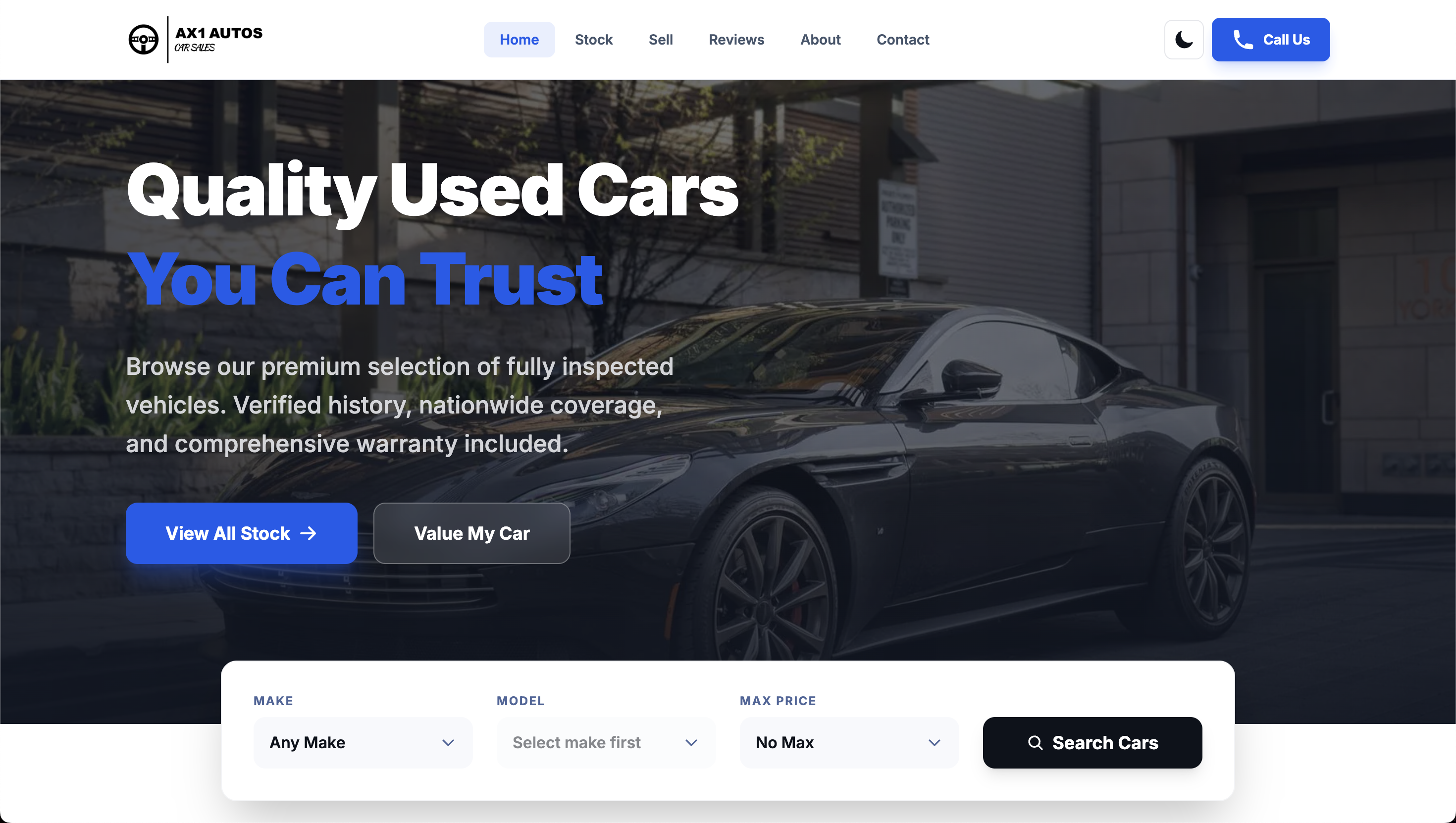 Used Cars for Sale in Manchester | AX1 Autos